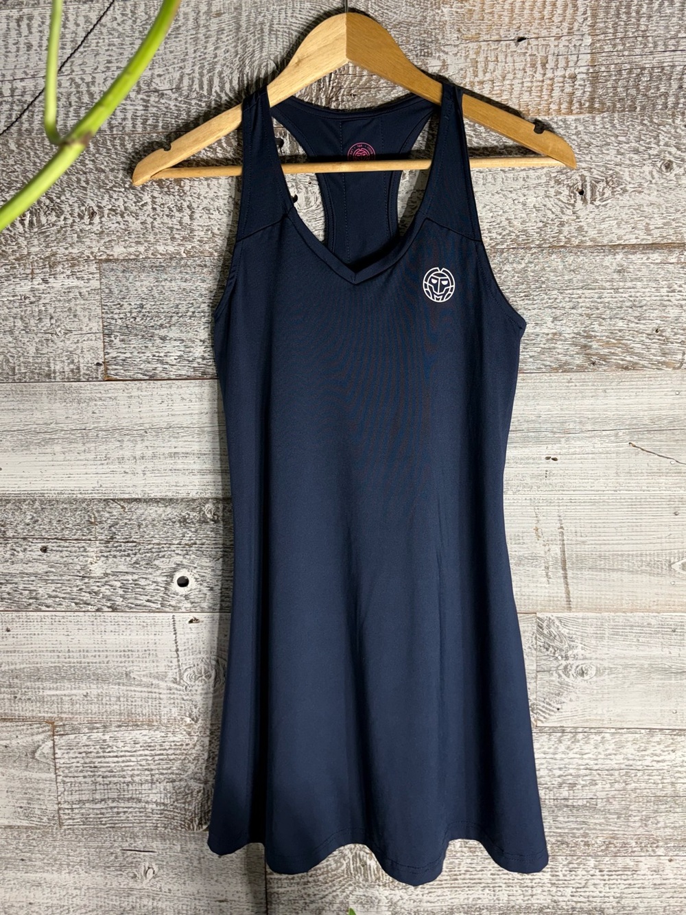 Bidi Badu | Short Sporty Racerback Tennis Dress - Women's XS, Dark Teal/Pink